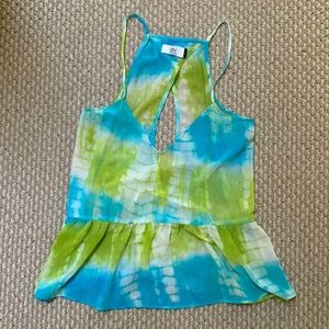 Dolce Vita: Flowy tie-dye tank blouse